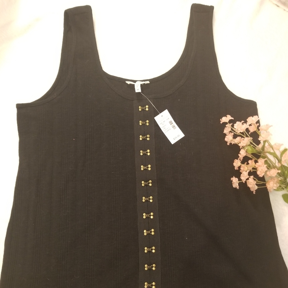 NWT Maurices Eyelet Hook Tank